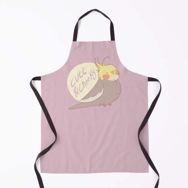 Item preview, Cute and cheeky Cockatiel birds - cartoon Cockatiel Parrot illustrations designed and sold by Yarafantasyart.