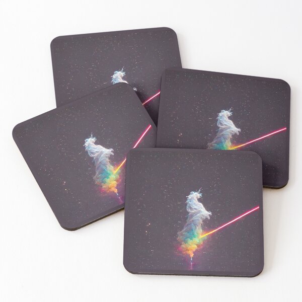 Item preview, Unicorn in outer space designed and sold by LandAiBubble.