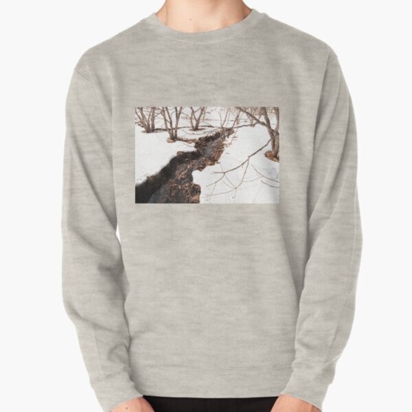 Winter Landscape in the Yashima Highlands Pullover Sweatshirt