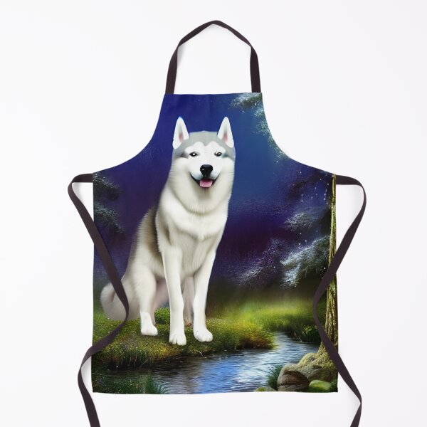 Item preview, White siberian husky designed and sold by The Love Quill.