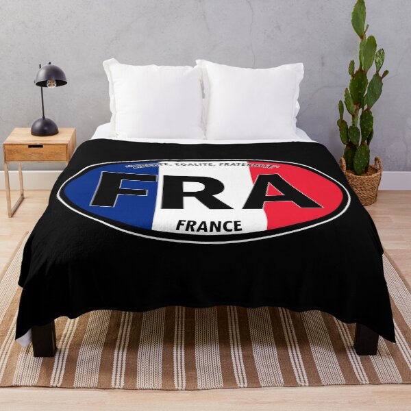 Item preview, FRA - France “Liberté, Egalité, Fraternité” or "Liberty, Equality, Fraternity" Oval Travel Bumper Sticker for your Car or Luggage.  designed and sold by BBTravels.