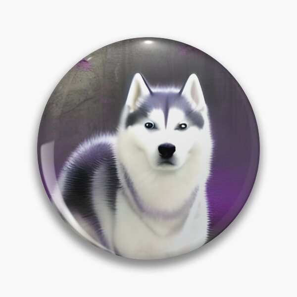 Item preview, White siberian husky designed and sold by The Love Quill.