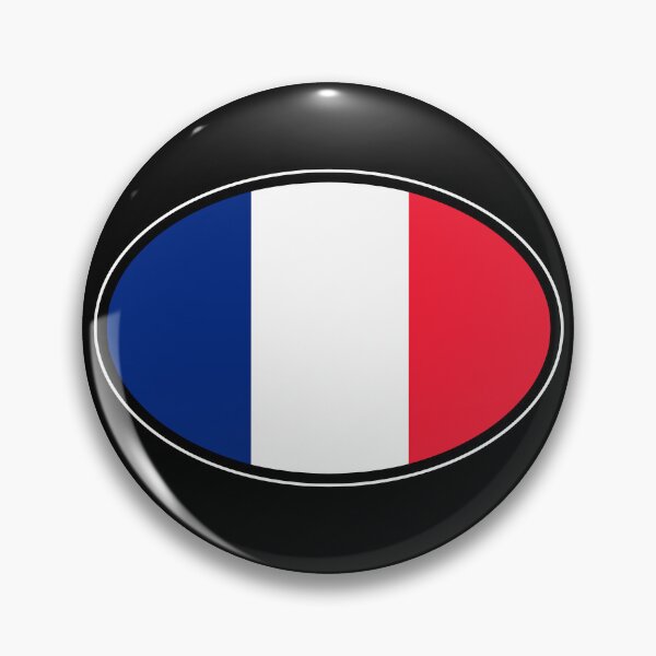 Item preview, France Flag Oval Travel Bumper Sticker for your Car or Luggage.  designed and sold by BBTravels.