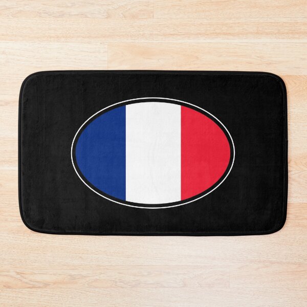 Item preview, France Flag Oval Travel Bumper Sticker for your Car or Luggage.  designed and sold by BBTravels.