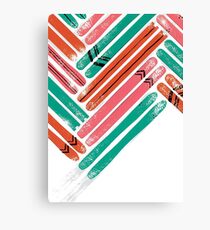 Ski party Canvas Print