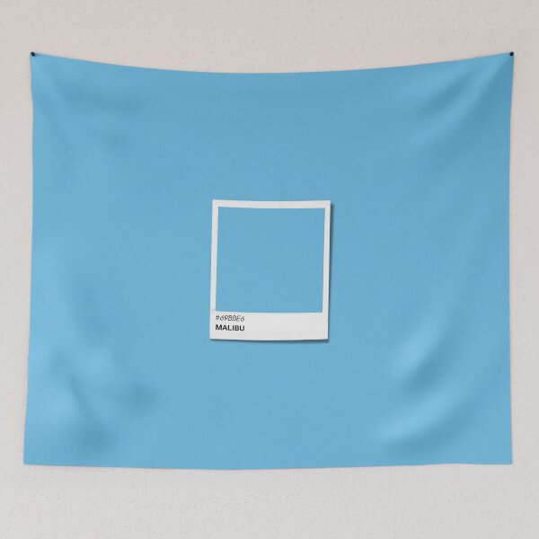 Item preview, Malibu Aesthetic Sky Blue Color designed and sold by Binsagar.