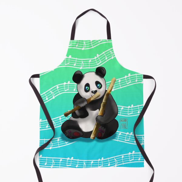 Item preview, cartoon panda with bamboo stalks designed and sold by BeingNow.