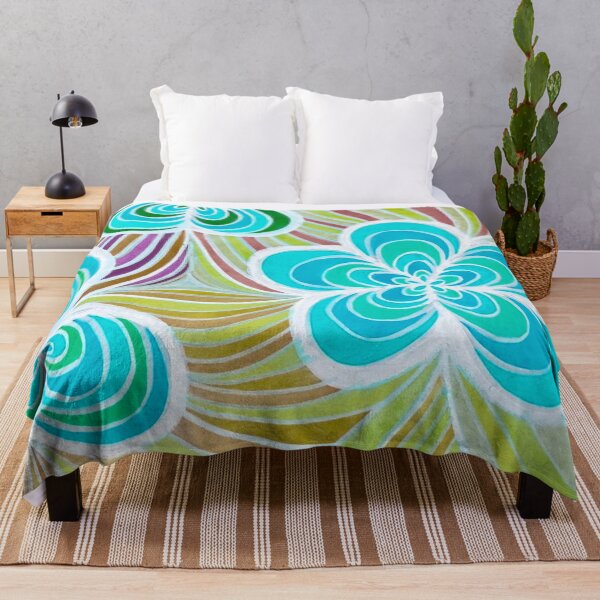 Item preview, Retro Flowers 3 (Inverted) designed and sold by Sarah Kurdila.