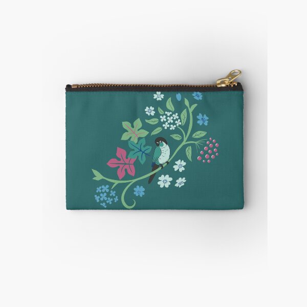 Item preview, Turquoise green cheek conure - vignette designed and sold by selfproclaimd.