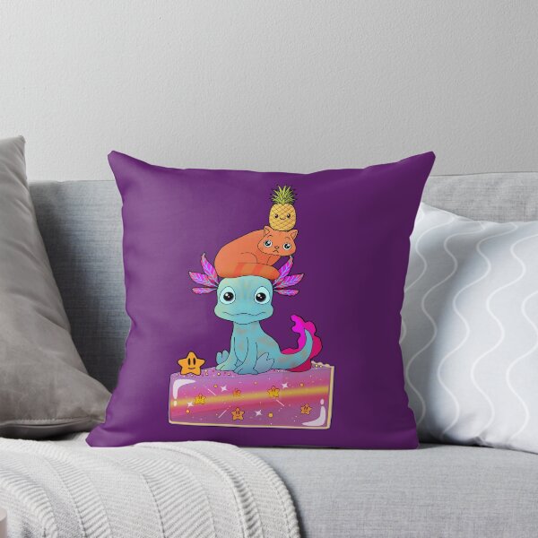 Item preview, Axolotl Pineapple Cat Cake designed and sold by lazarosdesign.