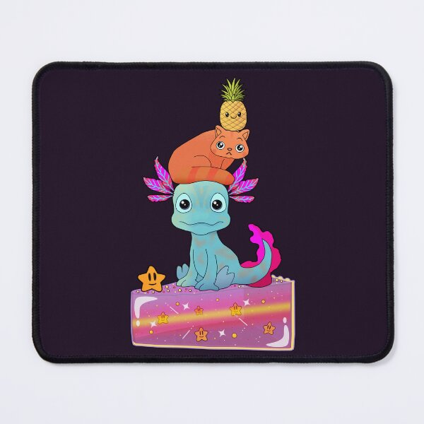 Item preview, Axolotl Pineapple Cat Cake designed and sold by lazarosdesign.