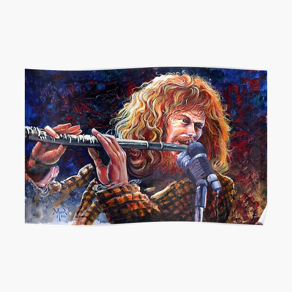 Jethro Tull Performs Art Poster For Sale By Corret83 Redbubble