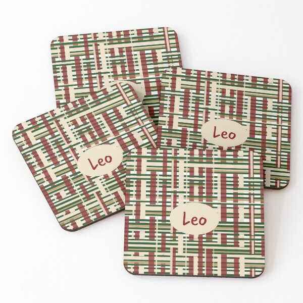 Item preview, Leo Dog Plaid Bandana designed and sold by alisonbbentley.