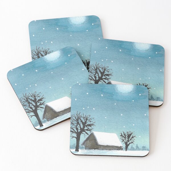 Item preview, Snow Cabin designed and sold by ReneeDixonArt.