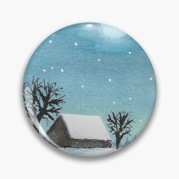 Item preview, Snow Cabin designed and sold by ReneeDixonArt.