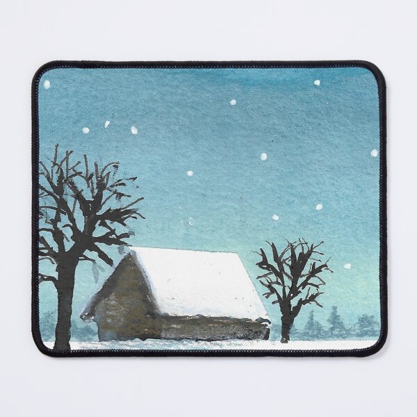 Item preview, Snow Cabin designed and sold by ReneeDixonArt.