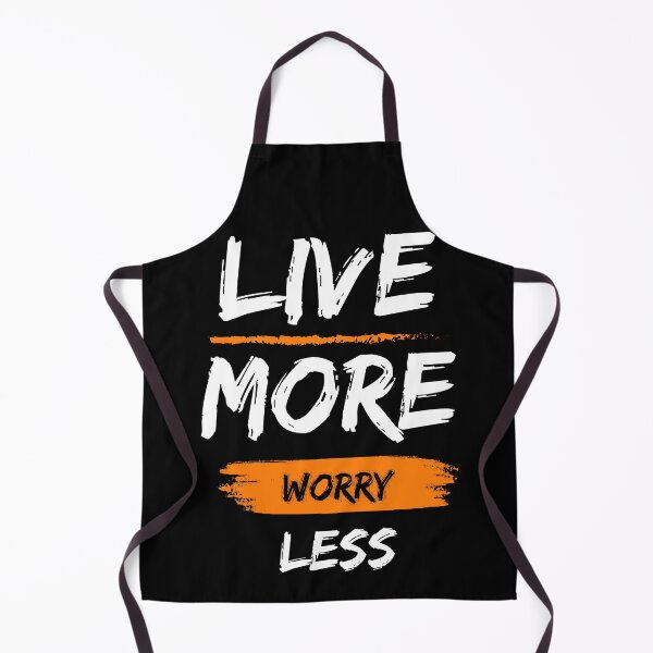 Item preview, Live more worry less motivational design designed and sold by DigitalMagShop.