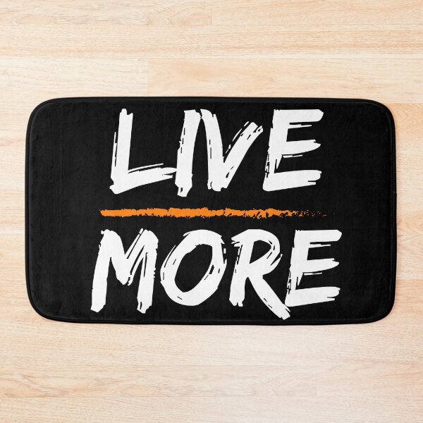 Item preview, Live more worry less motivational design designed and sold by DigitalMagShop.