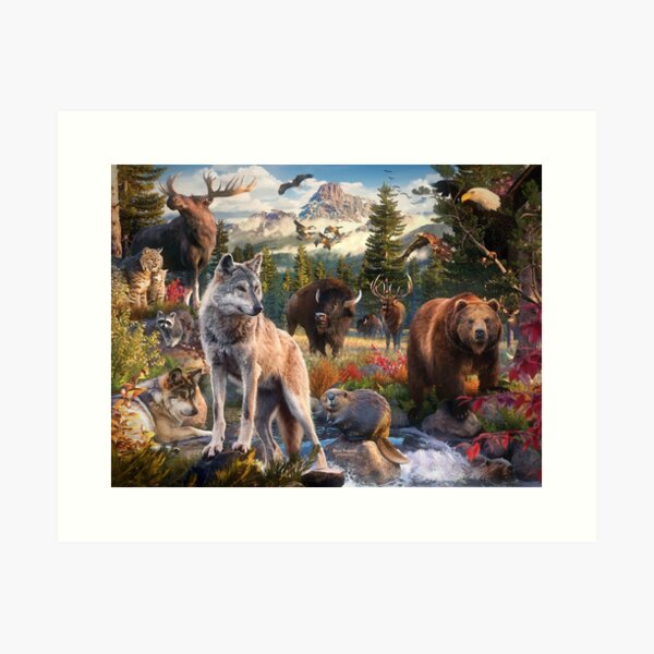 American Animals Art Print