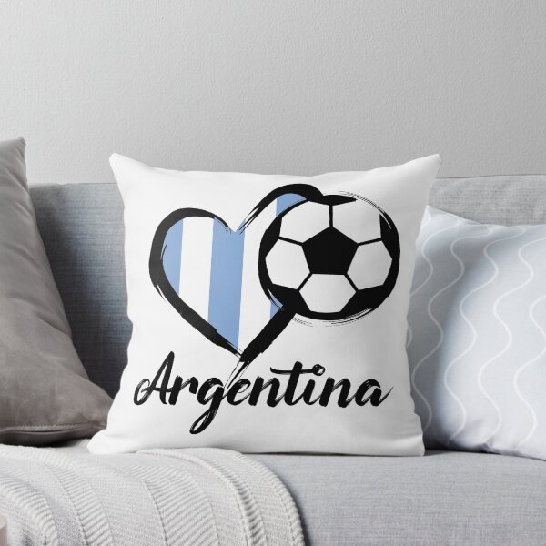 Item preview, Heart Argentina Football designed and sold by burlybot.