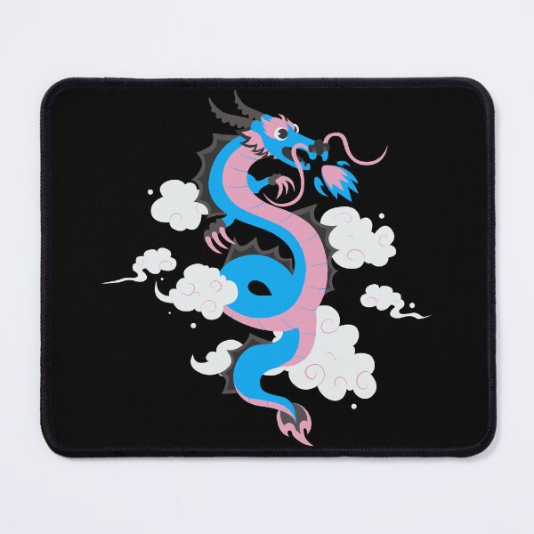 Item preview, Lunar New Year Trans Dragon. Transgender Pride designed and sold by Subtle Pride Shop.