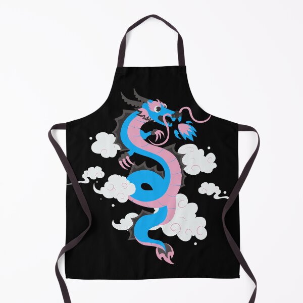 Item preview, Lunar New Year Trans Dragon. Transgender Pride designed and sold by Subtle Pride Shop.