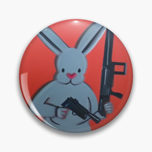 Aperçu de l'œuvre Lapin avec des fusils créée et vendue par theblockstore.