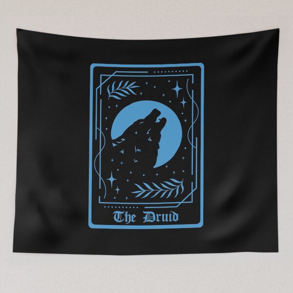Item preview, D&D Druid Class Tarot Card designed and sold by sunburstrpg.