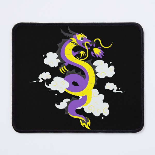 Item preview, Lunar New Year Non Binary Dragon. Nonbinary Pride designed and sold by Subtle Pride Shop.