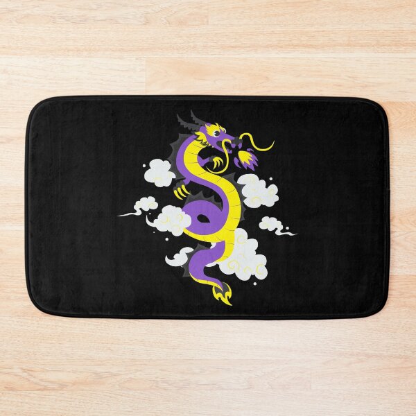 Item preview, Lunar New Year Non Binary Dragon. Nonbinary Pride designed and sold by Subtle Pride Shop.