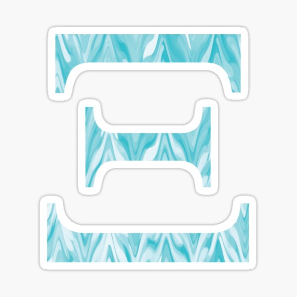 Item preview, Blue Wave Chevron Xi designed and sold by Jessica Brown.