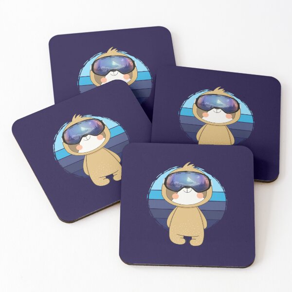 Item preview, retro sloth ski goggles designed and sold by Goodthings99.