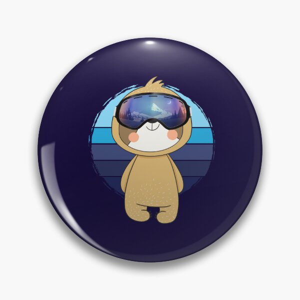 Item preview, retro sloth ski goggles designed and sold by Goodthings99.