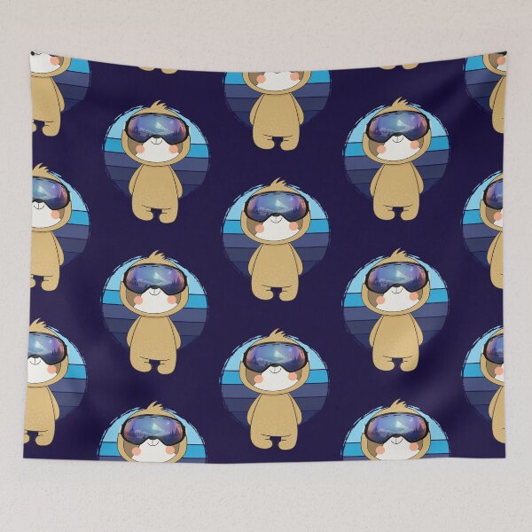 Item preview, retro sloth ski goggles designed and sold by Goodthings99.