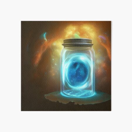 Galaxy in a Jar Sticker for Sale by artolxxvia