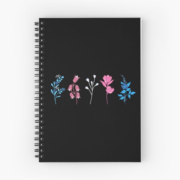 Item preview, Floral Trans Flowers. Transgender Pride designed and sold by Subtle Pride Shop.