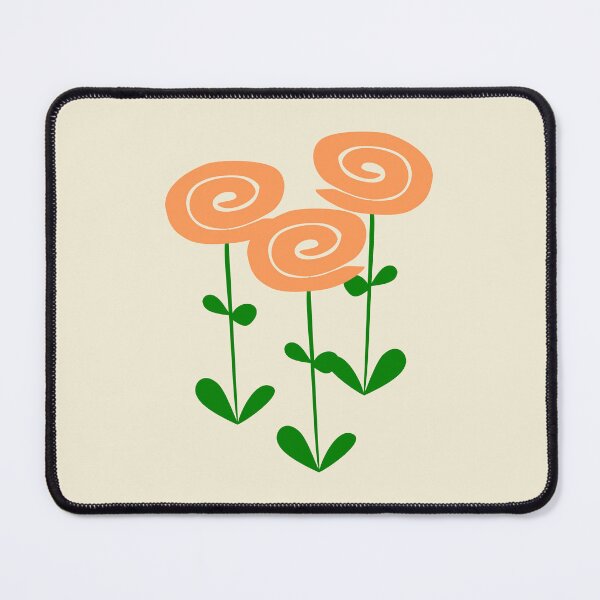 Item preview, Orange Cream Rosebud Illustration and Pattern designed and sold by Mountain Flower.