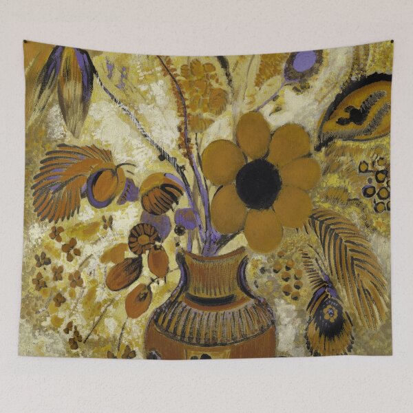 Item preview, Etruscan Vase with Flowers designed and sold by Twisted Wick.