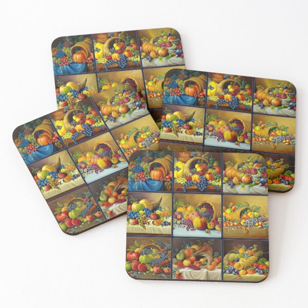 Item preview, Arte de Cornucopia de Acción de Gracias / Fiesta, Comida / Arte de cena designed and sold by CinderPress.