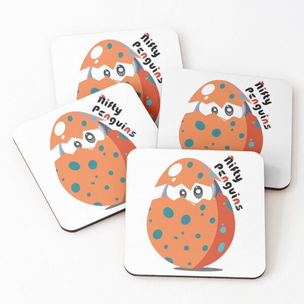 Item preview, Cute Penguins in Colorful Eggshells - Collection N. 16 designed and sold by NiftyPenguins.
