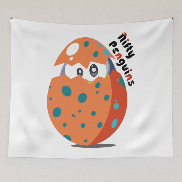 Item preview, Cute Penguins in Colorful Eggshells - Collection N. 16 designed and sold by NiftyPenguins.