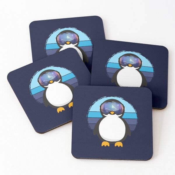 Item preview, retro penguin ski goggles designed and sold by Goodthings99.