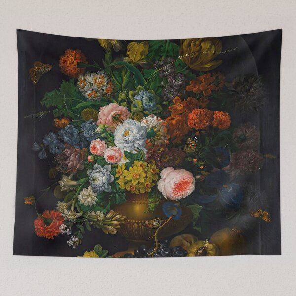 Item preview, A Still Life of Flowers in a Vase with Butterflies  designed and sold by Twisted Wick.