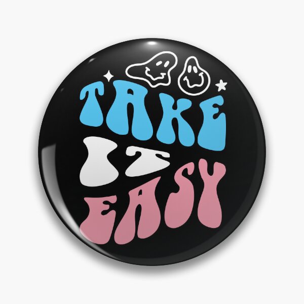 Artikelvorschau, Take It Easy Trans. Transgender Pride entworfen und verkauft von Subtle Pride Shop.