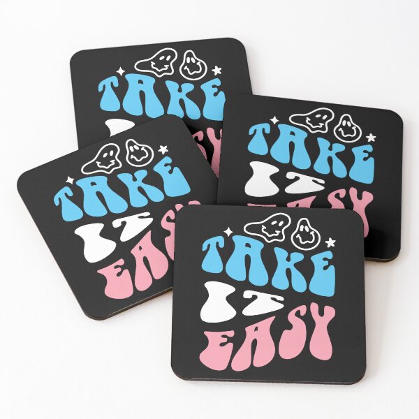 Item preview, Take It Easy Trans. Transgender Pride designed and sold by Subtle Pride Shop.