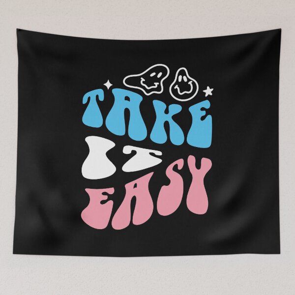 Item preview, Take It Easy Trans. Transgender Pride designed and sold by Subtle Pride Shop.