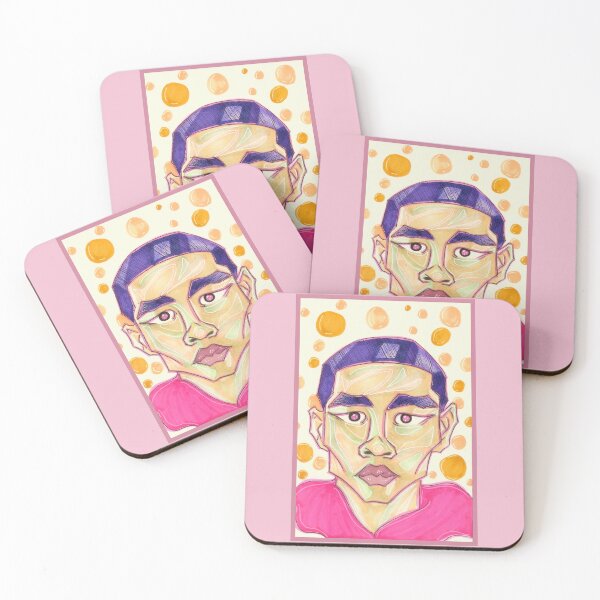 Item preview, Purple Hair Pink Jacket Face designed and sold by Harold-Inks.
