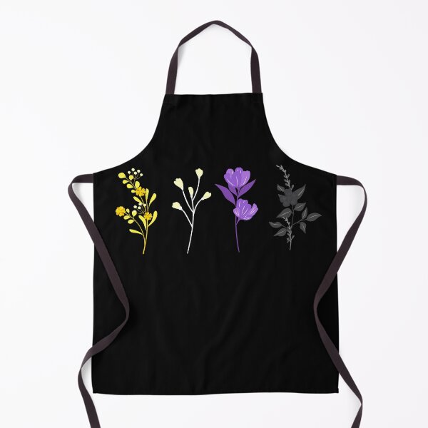 Item preview, Floral Non-binary Flowers. Nonbinary Pride designed and sold by Subtle Pride Shop.