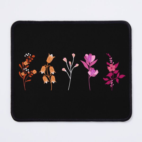 Artikelvorschau, Floral Femme Flowers. Lesbian Pride entworfen und verkauft von Subtle Pride Shop.