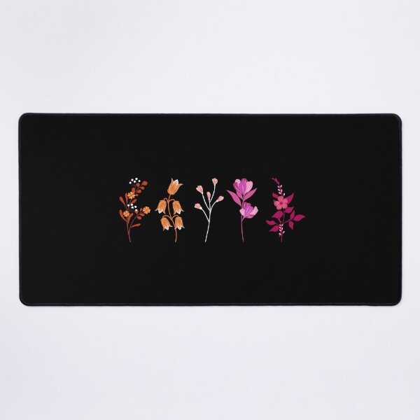 Artikelvorschau, Floral Femme Flowers. Lesbian Pride entworfen und verkauft von Subtle Pride Shop.